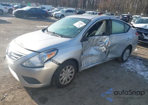 2019 Nissan Versa 1.6 Sv z USA, uszkodzony, nr VIN 3N1CN7AP9KL845022